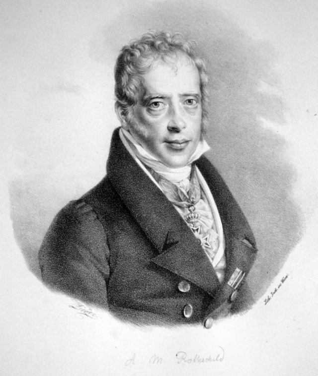 Фридрих Лидер. Мейер Амшель Ротшильд (фрагмент). Около 1830
