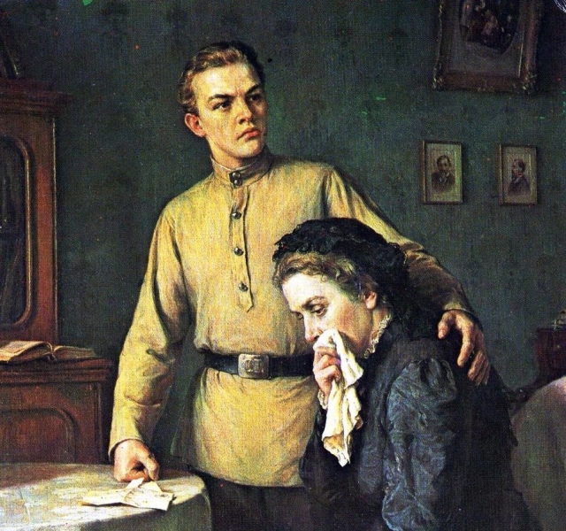Пётр Белоусов. Мы пойдём другим путём (фрагмент). 1951