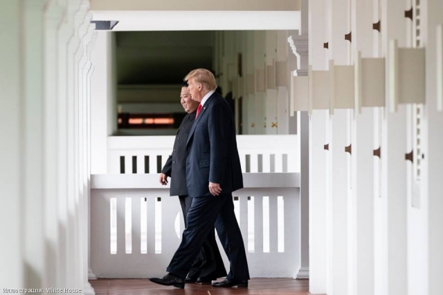 Дональд Трамп и Ким Чен Ын