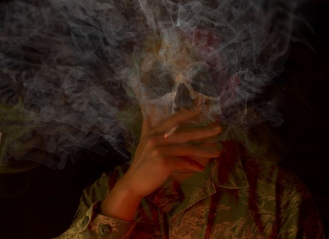 Дым рассеивается